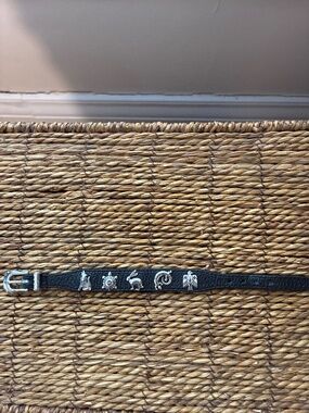 Brighton Desert Friends Black Leather Bracelet